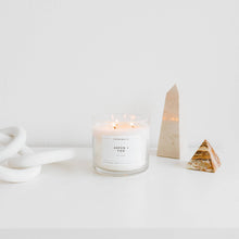 Load image into Gallery viewer, Aspen + Fog - 3 Wick Clear Glass Tumbler Soy Candle